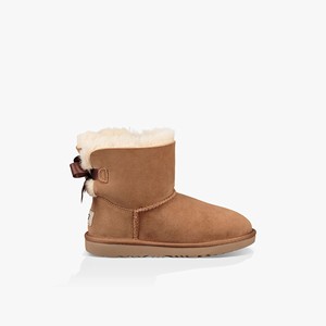 Ugg Mini Bailey Bow II Klassiska Stövlar Barn Bruna (375182KRO)